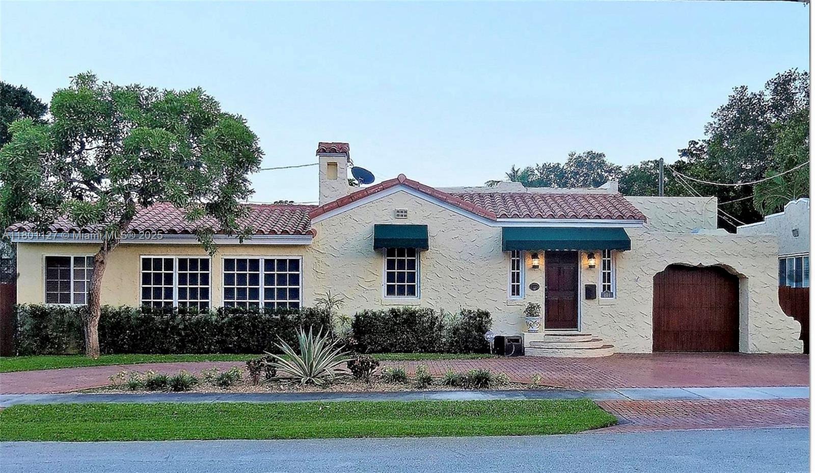 One of the finest homes in Rio Vista located 1/2 block from Virginia Young Park. 9 foot cathedral ceiling of Dade county pine in family room. Wood flooring is also Dade County Pine highly known for its strength, density and resisitance to decay and insect damage. Updated electric and plumbing when the owners added the new office, laundry room and bath in 2014. Barrel tile roof was installed in 2014. All impact windows and doors. Kitchen includes a gas stove, stainless steel appliances and center island. Private back yard and pool area. Circular paver driveway on this wider lot. Close to the ocean, downtown Las Olas and shopping.
