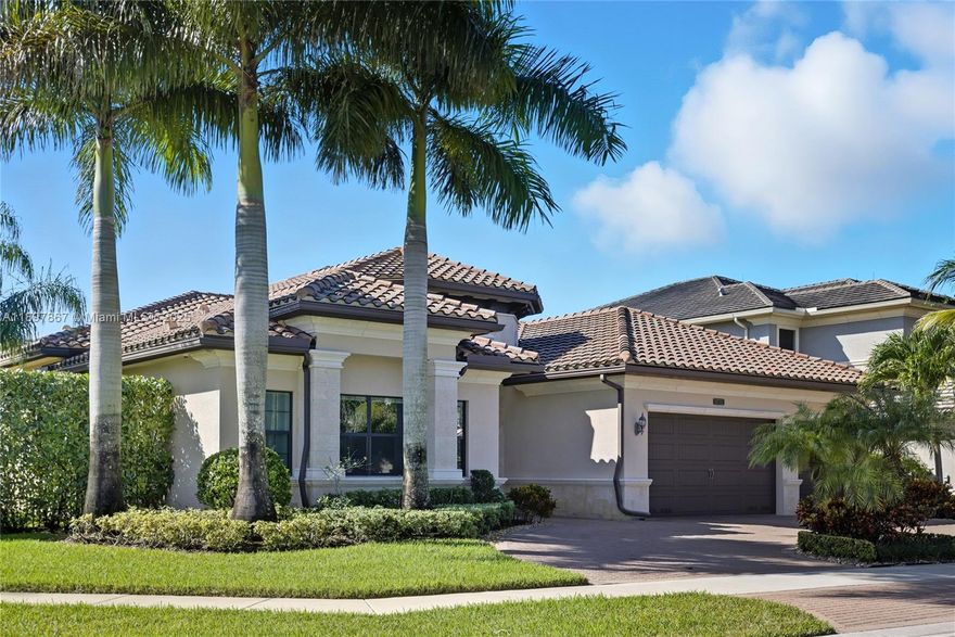 Beautiful large home in Seven Bridges 5BR/5BA one-story Charleston Grande model at almost 4,000 sq ft. is located on a corner lot, one of the largest lots in the community, with complete privacy and does not face other houses or roads, a short walk away from a 30,000 sq ft clubhouse. This home is meticulously maintained with high-end finishes, primary bedroom with a coffered ceiling, 2 spacious walk-in closets, dual sinks. Spacious rooms with ensuite bathrooms, gourmet kitchen with high-end stainless steel gas appliances, formal dining room, living room, wet bar, impact glass windows, outdoor kitchen, screened saltwater pool, pool heater, whole house generator, cameras throughout ,water filtration system  for the entire house and more.
This house is a must see!
