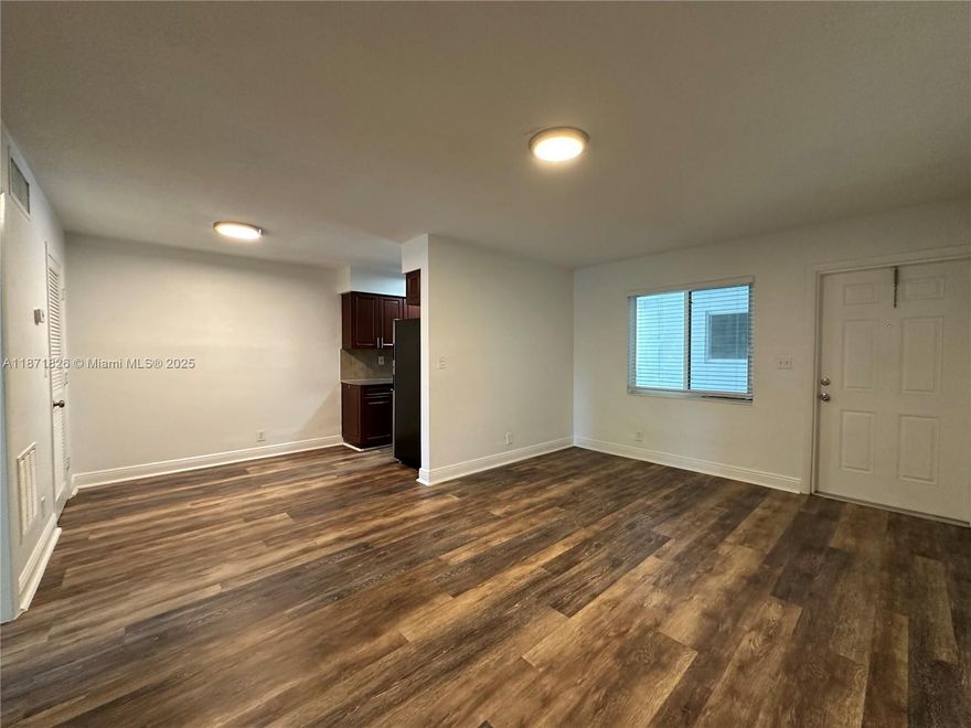 LOCATION!!! Coastal living at its finest! Live 2 blocks away from the ocean in this quiet, charming Deerfield Community. Beautiful and spacious 2nd floor, 1 bedroom / 1 bath apartment with top-tier upgrades and a large, private screened-in balcony/porch! Comes with 1 assigned, shaded parking space behind property. Unit is upgraded with new appliances, new flooring and lighting. Features granite countertops, wooden cabinets, central AC, and multiple closets for plenty of storage. Community is located right on the inter-coastal with a picnic and grass area for residents. Walking distance to beach, the Cove shopping center, amazing restaurants, bars, shops, parks & more. Laundry in building and on each floor. Water, waste, sewer included in rent. Pets welcome with 1x non-refundable pet fee.