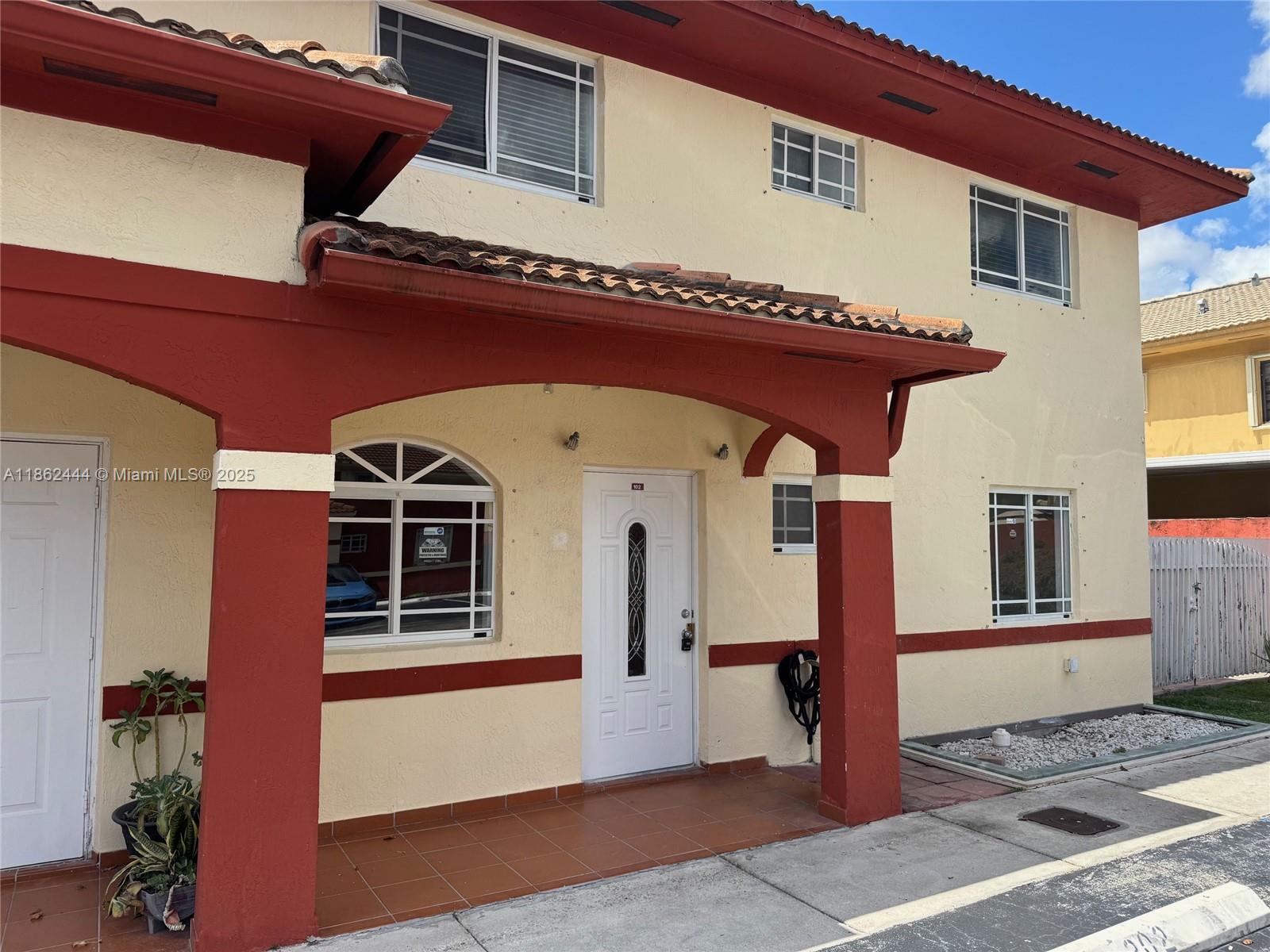 Prime location in the heart of Hialeah, with 2 spacious bedrooms and 2 bathrooms and 2 assigned parking spaces right at your front door, this turnkey corner condo unit boasts an open, well-thought-out layout that maximizes every inch of space. Large wraparound patio, perfect for outdoor relaxation or entertaining guests. A low association fee and no rental restrictions make this property a great buy whether you are a first-time home buyer or investor. ****EASY TO SHOW ON SUPRA LOCKBOX****