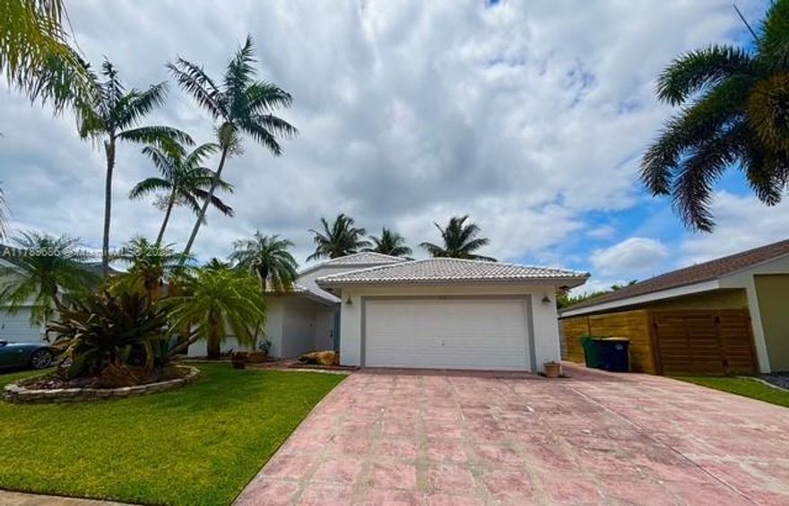 Bright single family home with a sparkling pool&covered patio.Built in 1991 in East Dania Beach, NO HOA, fenced backyard. Brand new vanity. AC installed a few years ago. Hurricane shutters. Washer/Dryer, 2 cars Garage. Lagre driveway with additional 3 cars parking &room for jet ski &bikes. Great elevation on a highly desirable street. Open floor plan with 12 ft ceilings. Lots of closets throughout. Tenants shall be responsible to pay for all of utilities, including pool service fee of $135/ and $100 landscaping fee/ monthly/. Just a few minutes to the beaches. Minutes to Fort Lauderdale Airport and just a few minutes to Dania Pointe.
No large dogs allowed, no aggressive dog breeds, NO cats.