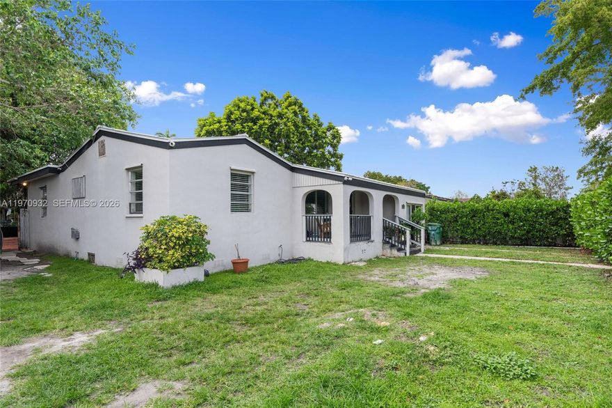 Location, Location, Charming one-story single family home in a quiet, centrally located neighborhood — close to schools, groceries & shopping. Main house: 3 BR, 1.5 BA. Guest house: 1 BR, 1 BA + separate office. One-of-a-kind with a metal roof, large yard perfect for entertaining, above-ground pool, tiki area & more. Ready for family memories! Call for your private showing: