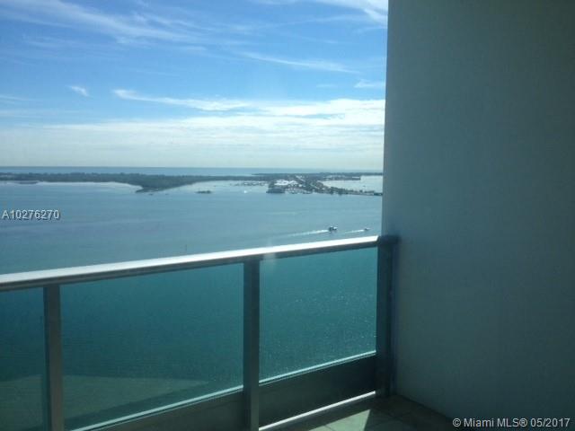 ***SPECTACULAR FULLY FURNISHED UNIT ON THE 33RD FLOOR***WITH AMAZING UNOSBSTRUCTED VIEWS OF THE BAY & CITY. UNIT FEATURES PRIVATE ELEVATOR ENTRANCE TO THE FOYER, ITALIAN KITCHEN WITH TOP OF THE LINE APPLIANCES, SPACIOUS LIVING & DINING ROOM AREA. MASTER BEDROOM WITH BAY VIEWS, HIS/HER WALK-IN-CLOSET & BEAUTIFUL BATHROOM. FULL AMENITIES TO INCLUDE POOL,SPA,GYM & COMPLIMENTARY VALET PARKING.