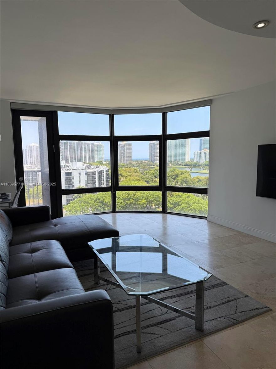 Turn key condo in the heart of Aventura! Spacious 2 bedrooms, 2 full bathrooms with immaculate golf course/ocean and canal views. Walking distance to Aventura mall, many plazas; starbucks, target, wholefoods, etc and directly across from the aventura circle/ golf course. The building has a fantastic management and is on top of everything. Pool will be completed very shortly, and many renovations already completed throughout the building. Comes with one covered parking space, others available as well. The BEST line of the building with serene southeast exposure and an absolute deal to be living in the heart of one of south Florida's best cities.