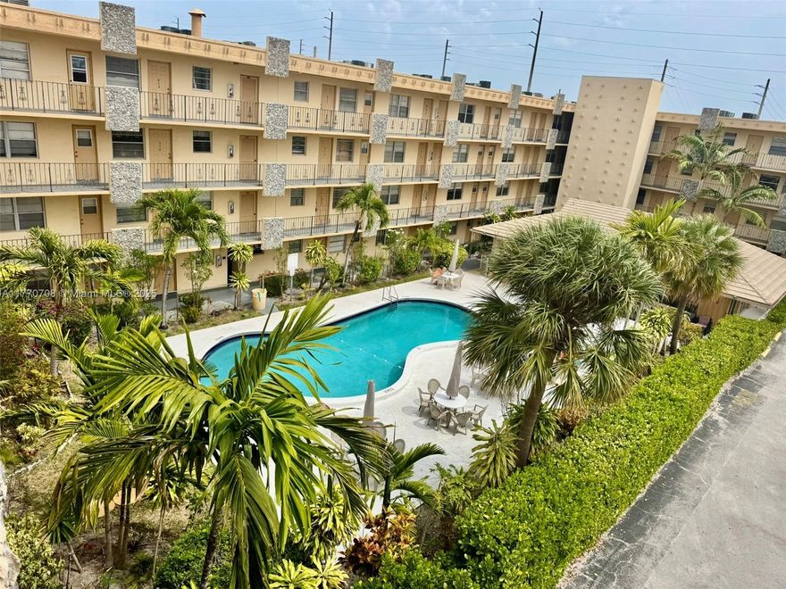 Welcome to this bright 1-bedroom, 1-bathroom condo nestled in a active and quiet 55+ community. This well-maintained building has already passed its 40-year and 50-year inspections. You'll love the clubhouse with a BBQ area and a pool, perfect for relaxing and socializing with neighbors. The unit comes with one assigned parking space and an additional storage unit for your convenience. 
Ideally located just minutes from downtown Hollywood and the stunning beaches with their famous boardwalk, you’ll have easy access to dining, shopping, and entertainment. Rental restrictions apply: no rentals during the first year of ownership, followed by a 2-month minimum and 6-month maximum lease, only once per year. Don’t miss this chance to live in an active adult community with everything you need!