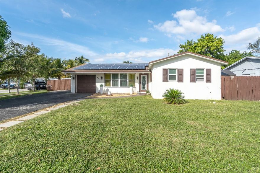 WONDERFUL 3 BEDROOMS, 2 BATHROOMS HOUSE, LOCATED IN A HUGE CORNER LOT WITH DRIVEWAY UP TO 8 CARS, THIS BEAUTIFUL HOME FEATURES OPEN CONCEPT, TILE FLOOR, KITCHEN WITH STAINLESS STEEL APPLIANCES, ALMOST NEW WASHER AND DRYER, ROOF 2013 IN EXCELLENT CONDITIONS, IMPACT WINDOWS AND DOORS, TANKLESS WATER HEATER, PVC PLUMBING, WATER SOFTENER FILTER INCLUDED. FENCED BACKYARD  WITH A POOL TO ENJOY THE SPECIAL MOMENTS WITH FAMILY AND FRIENDS***SOLAR PANELS ARE LEASED AND CAN BE TRANSFERRED TO THE NEW HOMEOWNER OR REMOVED***GARAGE IS CONVERTED INTO A ROOM THAT CAN BE USED AS AN ENTERTAINMENT AREA OR AS A 4TH  BEDROOM. CLOSE TO SHOPPING CENTERS, RESTAURANTS, SUPERMARKETS, TURNPIKE & 441***THIS IS A MUST SEE!! BRING YOUR OFFERS.