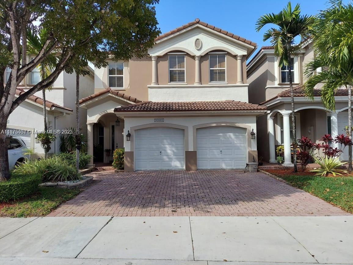 This pristine 4 bedroom, 2 1/2-bathroom two story Townhome, located in Mediterranean at Doral Isles, it's in beautiful condition, and ready to move in. Great and spacious floor plan. Family room, separate living and formal dining room. Tiled floors downstairs, large master bedroom with separate shower and Jacuzzi, plenty of closet space, 2 car garage with additional parking space for multiple vehicles. You will be delighted with the community’s immaculate landscaping and all the amenities including a beautiful clubhouse, pool, tennis courts, playground and a full gym. Located near wonderful public schools (Rolando Espinosa k-8, Doral Middle School, Ronald Reagan Doral Senior High). Call LA for more information.