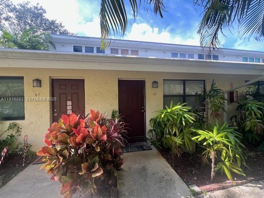 Two-story Garden condo in the heart of Fort Lauderdale, 2 beds 2 baths. One large bedroom downstairs with full bath and another bedroom upstairs with a loft space. Luxury laminated floors. Enjoy the privacy of your backyard, BBQ and entertaining, in unit laundry, two parking spaces. The building offers a community pool and picnic area. Only one mile from Wilton Manors, two miles from Las Olas, Water is included in HOA dues