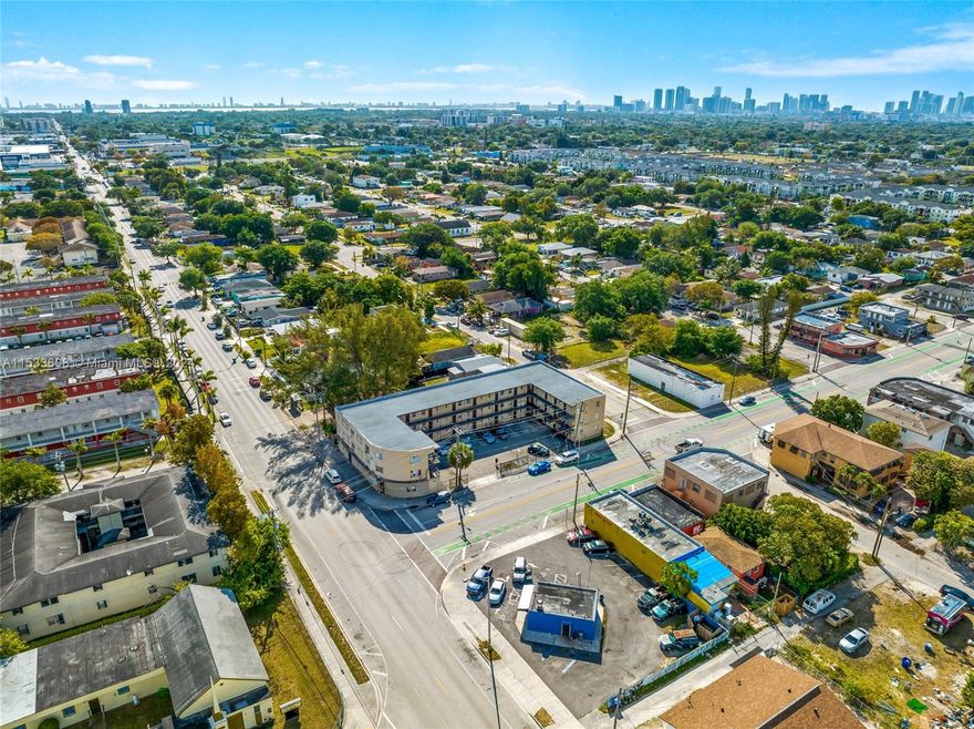 Liberty Square 40 unit Mixed Use Building on Developing Main Corridor!  Strategically located near the transforming $300M+ Liberty Square project by Related Group. Minutes from I-95, close to Downtown Miami, Miami Beach, Port of Miami, Design District, and more. Significant investment potential and changing demographics.
