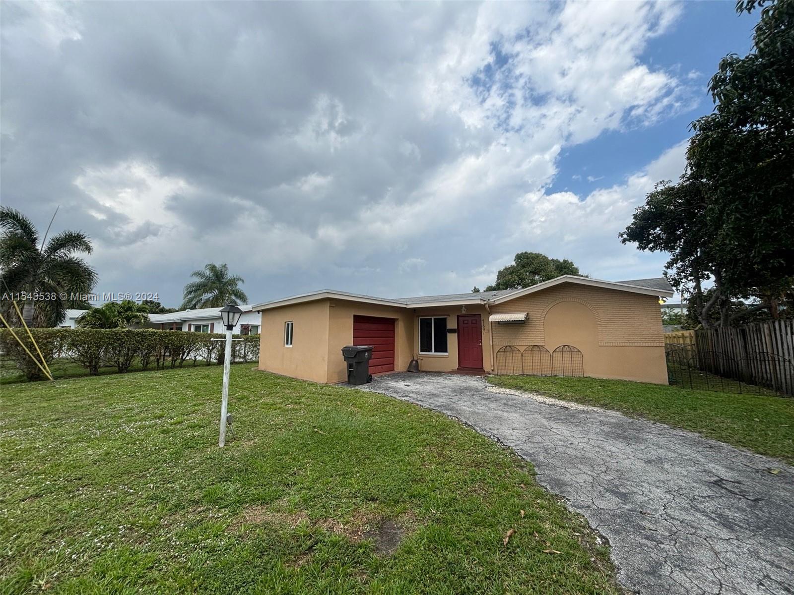 Property for Sale at 4160 Nw 45th Ter Ter, Lauderdale Lakes, Broward County, Florida - Bedrooms: 3 
Bathrooms: 1  - $350,000