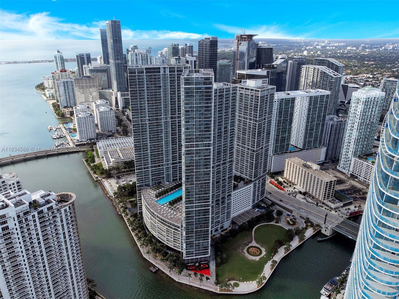 Located in the heart of Brickell with magnificent Ocean and Bay views from every room. Spacious & bright 2/2 + den unit at the famous Icon Brickell. Split floor plan with porcelain floors throughout, European-style kitchen, top-of-the-line appliances, washer/dryer, and walk-in closet. Five-star resort amenities such as Fitness center, SPA, 3 Pools, theater, pool table, conference room, juice bar, restaurants, valet services, and more. Walking distance to restaurants, Brickell Citi Centre, Mary Brickell Village. Short drive to South Beach and Key Biscayne beaches.