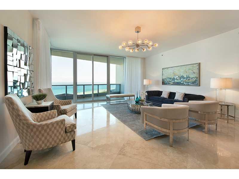 Elegantly appointed residence with amazing direct ocean views and 10ft ceilings. Private elevator landing, 3 family size bedrooms plus maid's quarter w/ separate entrance & 4.5 baths. Large closets in all bedrooms and double walk in closets in Master. Ope n floor plan great x entertaining with floor to ceiling impact glass. Beautiful Italian kitchen w/ zub zero fridge, double oven, wine cooler & Miel appliances. First class doorman condo w/ full service luxury amenities, social club, tennis and more.