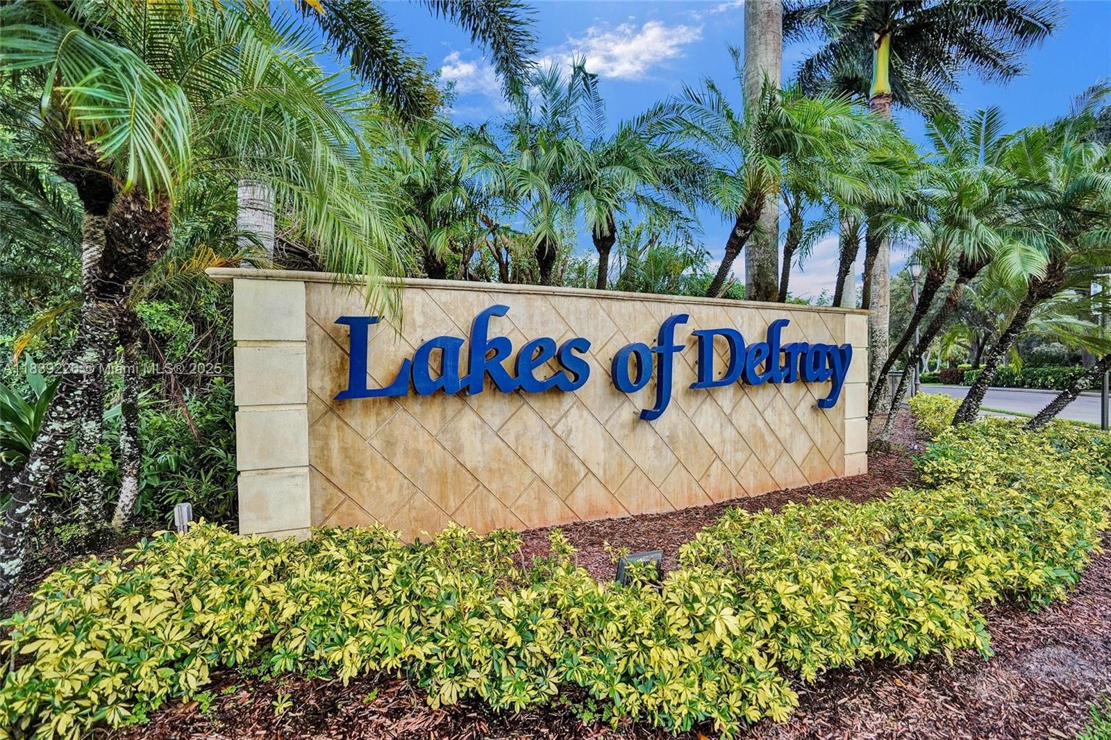 Charming and fully furnished 2 bed / 2 bath condo in the sought-after Lakes of Delray 55+ gated community. This upgraded CBS-constructed unit features stainless steel appliances (2020), A/C (2020), water heater (2020), and a full remodel completed in 2020. Enjoy marble countertops in the kitchen and bathrooms, stylish laminate flooring throughout, and impact windows and sliding doors for peace of mind. The front door has been upgraded for added curb appeal. Roof replaced in 2019. Screened-in patio with serene views, assigned parking right in front of the unit, plus plenty of guest parking. Community amenities include clubhouse, pool, spa, fitness center, tennis, bus service, and a full social calendar. Just minutes from the beach and vibrant Atlantic Ave!
