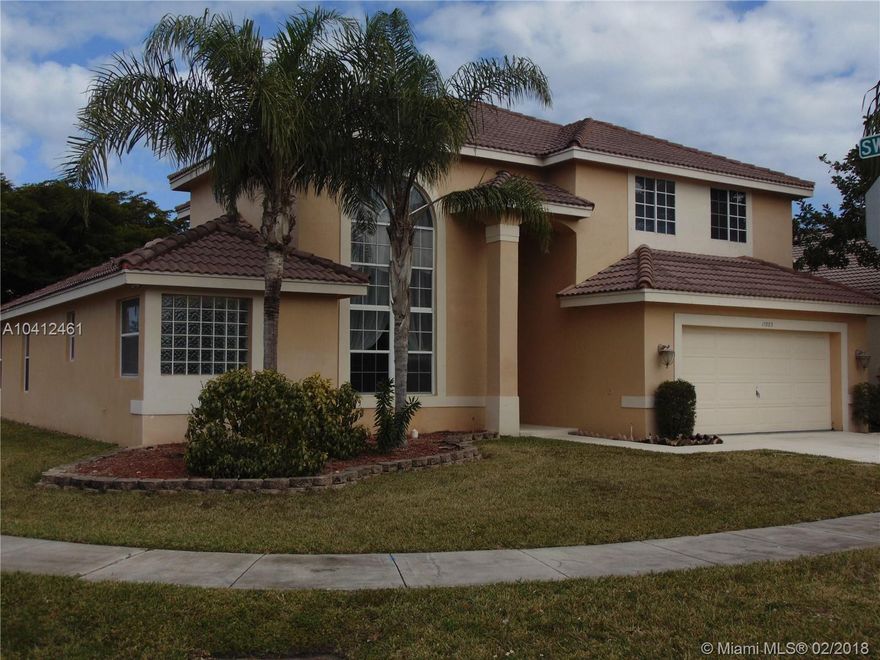 Beautiful 2-story home in the very desirable gated community of Crystal Bay in Silver Lakes. Spacious. Abundant lighting. Home features 4 bedrooms/3.5 bathrooms; tiles throughout the common areas, new Brazilian Cherry laminates in Master BR and throughout 2nd floor; master suite has his/her walk-in closets and sinks, separate  shower and commode; living room, dining room, breakfast room, all new kitchen cabinets and appliances; family room. Master, dining room and family room open up to the patio, ideal for entertainment. Close to several shopping centers, Memorial Hospital. Owner pays for HOA fees.