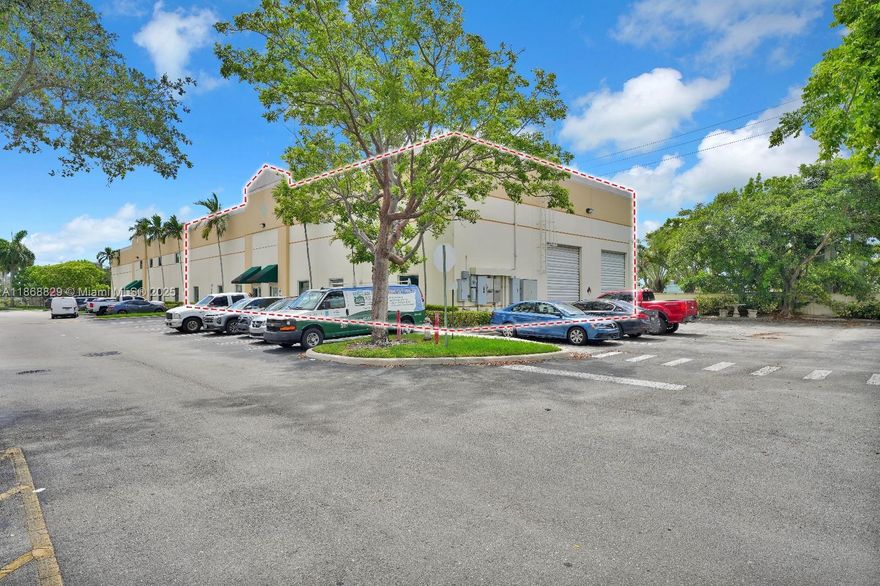 Immaculate office/warehouse for sale located in an Opportunity Zone in Contractors Business Park. Conveniently
located 1 mile from FL Turnpike and 2 miles from I-95. This 10,716 sq. ft. warehouse condo includes ample office
area with 3 private offices, and ADA 2 restrooms and kitchen, newer HVAC system, 2 grade level doors, 24’ clear
ceiling height, 3,582 Sq. Ft. load bearing concrete mezzanine and alarm system. Development has shared conference room entry gate with off hours code access for your security. Permitted uses would include light manufacturing, distribution, and a variety of contractor uses.