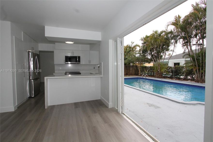 Experience modern elegance and ultimate comfort in this fully remodeled home, where every detail has been thoughtfully updated. From brand-new bathrooms, flooring, doors, and outlets to AC system and fresh paint throughout, no expense was spared. The NEWLY INSTALLED ROOF (feb 2026) ensures peace of mind for years to come.

Step outside to a serene backyard featuring a sparkling pool — perfect for relaxing or entertaining in style. Nestled in a quiet and highly desirable neighborhood, this home combines tranquility with convenient access to shopping, dining, top-rated  "A" schools.

With its unbeatable combination of condition, location, and value, this exceptional property represents a rare opportunity in today’s market. Homes like this move fast — schedule your private showing today!