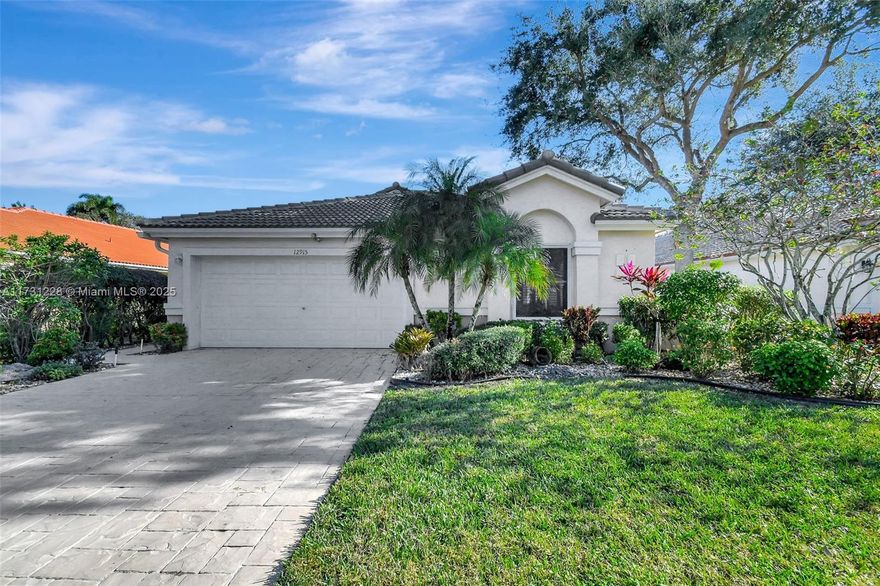 Paradise found. Coral Lakes is your answer. An active 55+ community. This magnificent 3br/2br lakefront house features NEW ROOF(2023)SUBZERO REFRIGERATOR,CENTRAL VACUUM, newer washer/dryer inside the house, Newer A/C (2019) An EXTENDED LANAI designed to relax for your morning coffee or evening with family and friends looking at the lake Within walking distance to the satellite pool. A newly remodel 72,000 sq ft clubhouse, 650 seat Theater for Las Vegas style shows, movies, and lecture. Indoor/Outdoor pools. Exercise and water aerobics 6 days a week at no additional charge. Cafe for convenient breakfast/lunch. Serving dinner before shows or take out delivered meals. House is scheduled for 2025 exterior painting at no extra cost. Wallpaper in main area is painted white. Furniture removed.