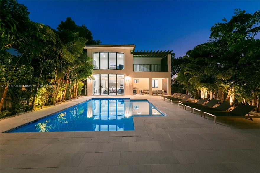 Exceptional licensed Short Term Rental with extremely high income.This modern 5-bedroom, 3-bathroom residence spans 2,954 square feet and offers a perfect blend of comfort and style. Situated on a 7,500 square foot lot. Located near the vibrant Coral Gables, enjoy the convenience of nearby dining and shopping. Embrace the Miami lifestyle in this inviting home.