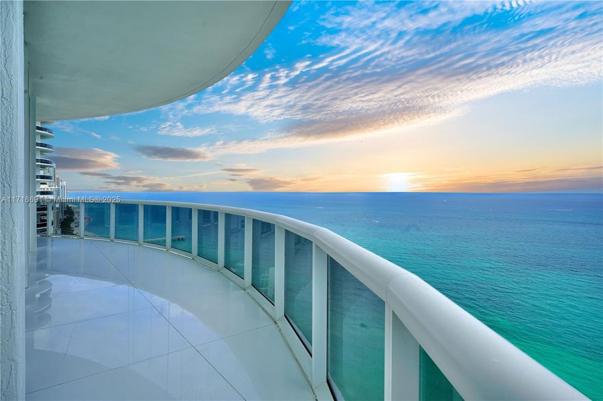 One of the best floor plans on Sunny Isles beach. Direct breathtaking Ocean views from every room. Floor to ceiling windows and an oversized balcony to enjoy the best views in Sunny Isles on Miami Beach. Step off the elevator to your private entrance and enter this exquisite upgraded condo boasting just under 3000 square feet with high ceilings. Condo features three bedrooms, three bathrooms, plus powder room all with upgrades done with elegance and sophistication. Two parking spaces and extra storage. Sonos surround system, smart home lighting. Soak at the pool, beach chair and food/drink service on the sand, onsite restaurant, state of the art fitness center, and spa. Act quickly, as this exceptional property will not last long! Furniture negotiable.