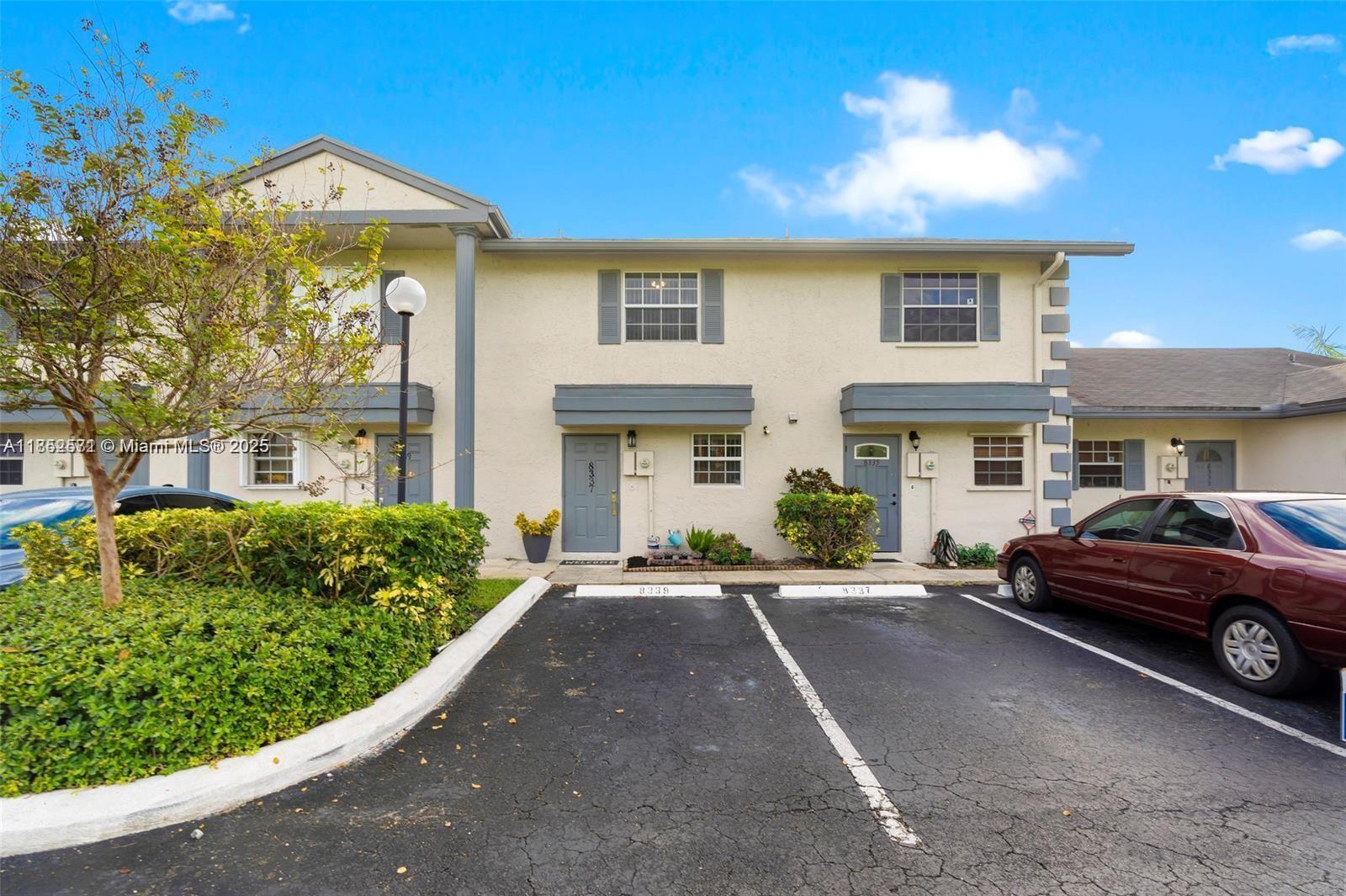 Located in the highly desirable City of Sunrise, near many major attractions including the Sawgrass Mills Mall, BB&T Center, and much more. Enjoy this 2-bedroom 2.5 bathroom Townhome in Springtree. Indoor washer/dryer. Large fenced back yard, 2 assigned parking spaces, and a community pool.
Contact the listing agent for additional information. Please include IDs, rental application, proof of income, bank statement showing available funds.