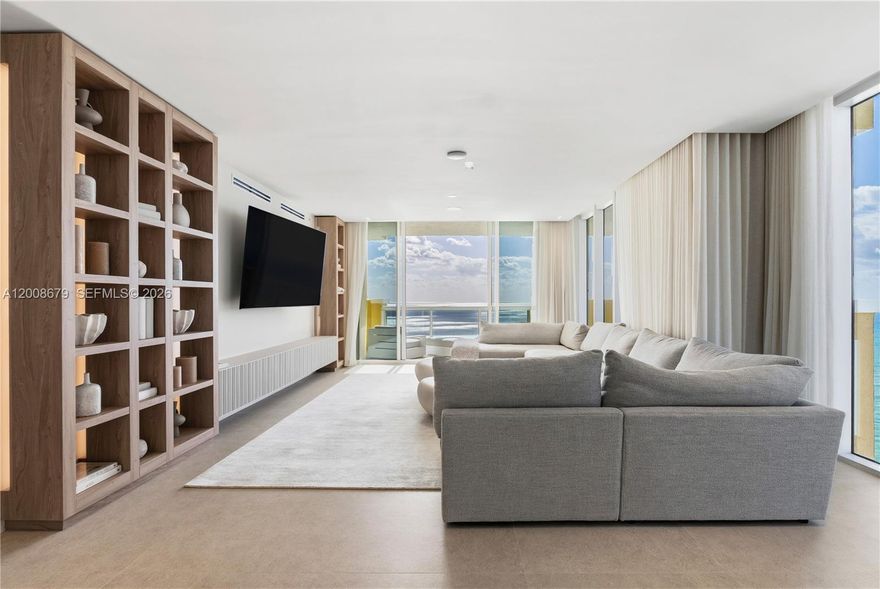 Welcome to one of Miami’s most coveted oceanfront addresses—Acqualina Residences—where world-class luxury meets flawless contemporary design. This masterfully reimagined 3-bedroom,4 Bathroom residence spans over 3,000 square feet of impeccably curated indoor and outdoor living space, offering sweeping, unobstructed views of the Atlantic Ocean and Intracoastal Waterway.
Completely transformed through a full-scale designer renovation, the residence showcases a refined, modern aesthetic with bespoke finishes, premium materials, and a seamless open-concept layout designed for both elevated living and effortless entertaining. Expansive interiors extend onto oversized terraces, creating a true indoor-outdoor lifestyle experience with breathtaking coastal backdrops.
Delivered fully furnished and turnkey, this is a residence designed for the most discerning buyer—where sophistication, comfort, and functionality converge at the highest level.
Residents enjoy the legendary 5-Star, 5-Diamond lifestyle of Acqualina Resort & Residences, featuring a world-renowned spa, multiple oceanfront pools, state-of-the-art fitness center, private beach service, and 24-hour concierge & valet.
Moments away, experience premier dining at Avra Miami, Il Mulino New York, and Costa Grill—bringing an elevated culinary scene directly to your doorstep.
Opportunities like this are exceptionally rare. Secure your place among the world’s finest residences today. Acqualina Realty Onsite Sales Office Open 24/7