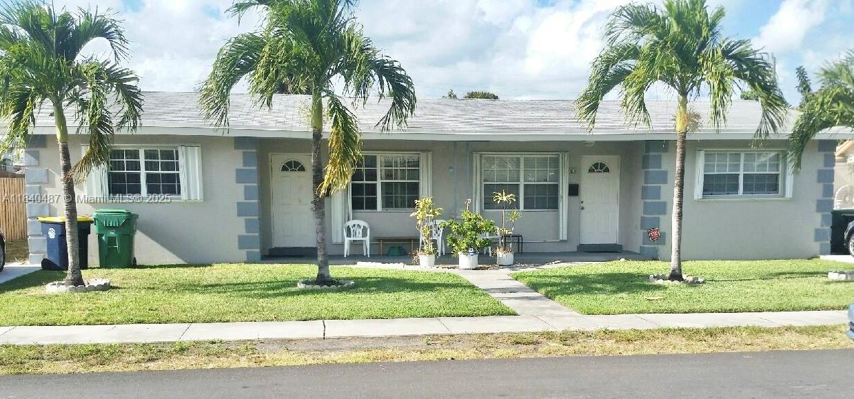 BEAUTIFUL HALF A DUPLEX * SPACIOUS 2 BEDROOMS & 1 BATH * FRESHLY PAINTED * WASHER AND DRYER IN THE UNIT * LARGE PATIO * HURRICANE ACCORDION SHUTTERS * LAWN MAINTENANCE INCLUDED * DOGS UP TO 20 LBS OK * FAST APPROVAL- NO HOA * GREAT LOCATION !