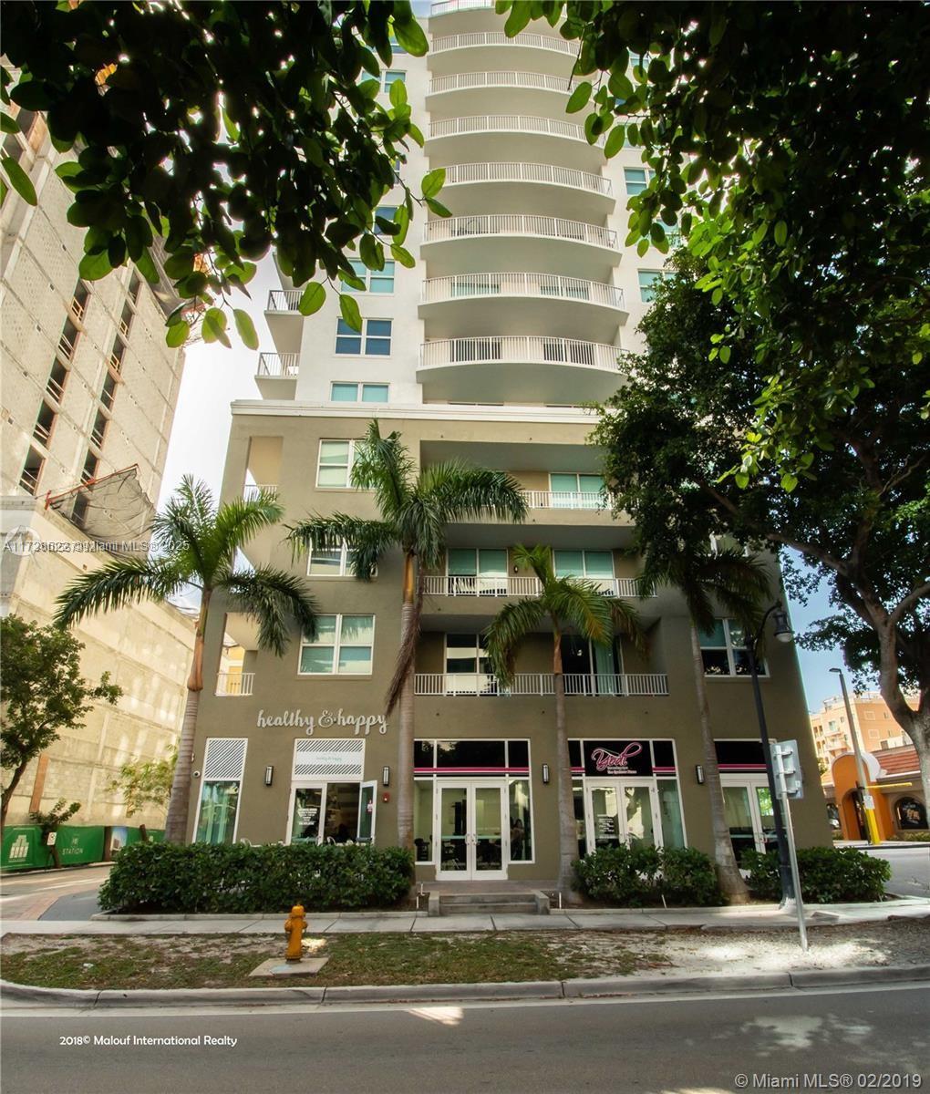 Stainless Steel appliances, granite countertop, Tile floor in all rooms. Centrally located on historic Coral Way. Walk to shops and restaurants. Very upscale building with concierge 24/7.