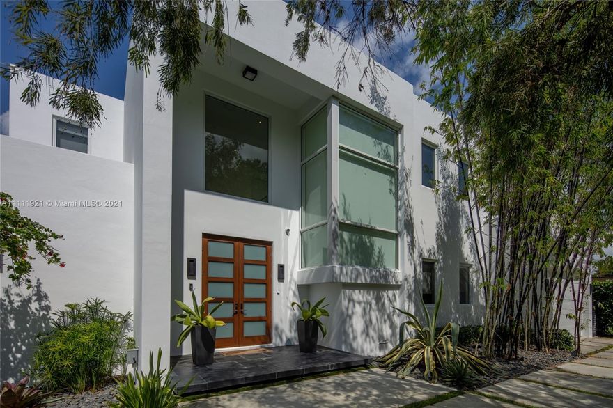 5,627 sq ft under AC (see attached). High Pines home filled with natural light & desirable layout. Stunning foyer with soaring ceilings and glass staircase leads to formal living room. This 5 beds, 7.5 baths house features a lavish master suite with big walk-in closet, sitting area, private balcony and spa-like bath, whirlpool and double shower heads & sinks. Large eat-in kitchen, cooking island, high-end stainless steel appliances and double oven. Guest suite, family room and game room. Covered terrace with summer kitchen, poured concrete counter tops and Twin-Eagle appliances. Additional Features: office with en suite bathroom, marble & Wood floors, smart home, motorized shades, 10’ ceilings, pool, cabana bath, maids’. Remodeled completed 2014 & 2016. New AC unit installed in garage.