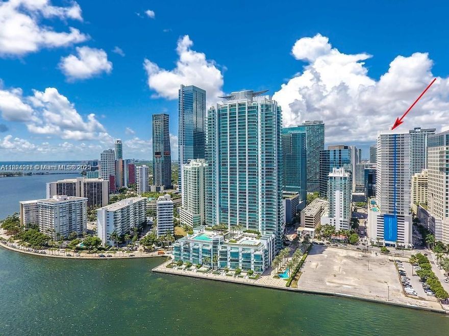 GREAT INCOME PRODUCING UNIT. AIRBNB APPROVED. NO SHORT-TERM RENTAL RESTRICTIONS. Building presents unlimited potential for both residents and investors alike. The property is ideal as a primary residence, an investment property, or an Airbnb income opportunity. Best location in Brickell. Washer & dryer in the unit.  Ocean Bay view and partial Miami skyline views from the oversized terrace. Newly remodeled amenities include 2 pools, fitness center, billiards room, hot tub, child playroom, business center, recreation room, 24-hour Front desk, and Security. One assigned parking space and Valet service. The condo building is walking distance to Brickell City Center, restaurants, banks, post office, CVS, coffee shops, and Metromover. Close to South beach, Wynwood, Downtown and Miami airport.