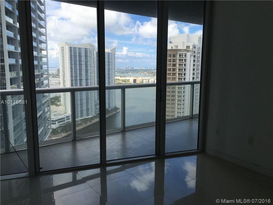 Breathtaking water and city views in the heart of Brickell ! This unit features 1 bedroom, 1 bath Italian cabinetry, top of the line appliances, shower, walk-in closet, huge balcony. Building designed by Phillip Stark, 5 star amenities offer Spa, Fitness, Restaurant. Close to MIA Airport, Beaches, Brickell City Center. Live, Work Play !