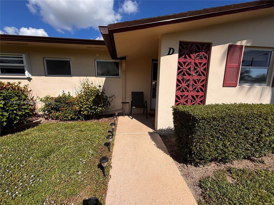 Located just minutes from beautiful West Palm beaches - move in ready. Enjoy 2024 upgrades, including a new roof, A/C, and electrical panel, plus sleek quartz countertops in the kitchen and baths. All current assessments have been paid! This vibrant community offers resort-style amenities - located just across the street from this unit that include a saltwater pool, saunas, fitness center, billiard room, woodshop, card room, and library. Enjoy weekly bingo, live shows, dances, and elegant catered events for New Year's Eve and Valentine’s Day. Or just read a book - because this community is so peaceful! Located minutes from pristine beaches, shopping malls, outlet centers, top restaurants, and premier golf courses. Maintenance includes water, sewer, wi-fi, lawn care, and exterior insurance.