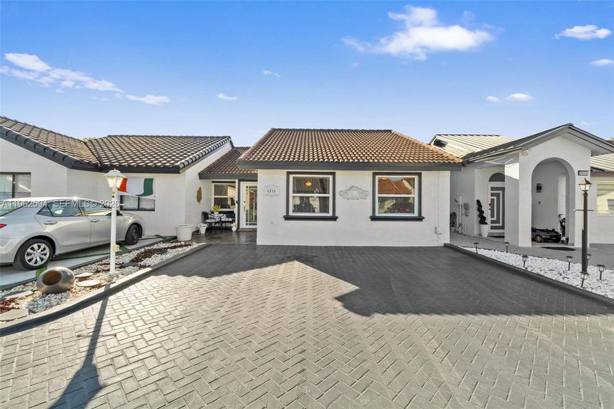 Beautiful Villa 3-Bed, 2-Bath Home in West Miami!! Enjoy a 3-car driveway, fenced yard, and unbeatable location just moments from Bird Lakes Park and top-rated schools. Low HOA $30 Monthly! Move-in ready and close to everything! OPEN HOUSE this weekend, Saturday 02/14 and Sunday 02/15, from 12:00 to 3:30 pm