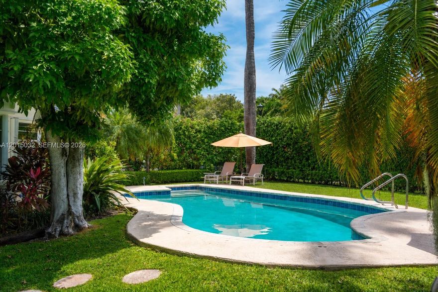 Located on prestigious South Hibiscus Drive, this exceptional corner-lot residence is one of Hibiscus Island’s most desirable non-waterfront opportunities. This meticulously maintained, move-in ready trophy home offers timeless elegance and charm, along with additional easement yard space that creates one of the most impressive non-waterfront lots across Palm and Hibiscus Islands. Surrounded by some of the most valuable real estate in all of Miami, the property offers a rare combination of privacy, scale, and location.

Designed for effortless living and entertaining, the home features five bedrooms, open-concept living spaces, and a flexible media room/office that can also serve as the fifth bedroom. The oversized pool is complemented by a remarkably private backyard with significant green space, lush landscaping, and fruit trees, creating a serene tropical setting rarely found on the islands.

A rare opportunity to secure a turnkey trophy residence at exceptional value within one of Miami Beach’s most prestigious gated communities.