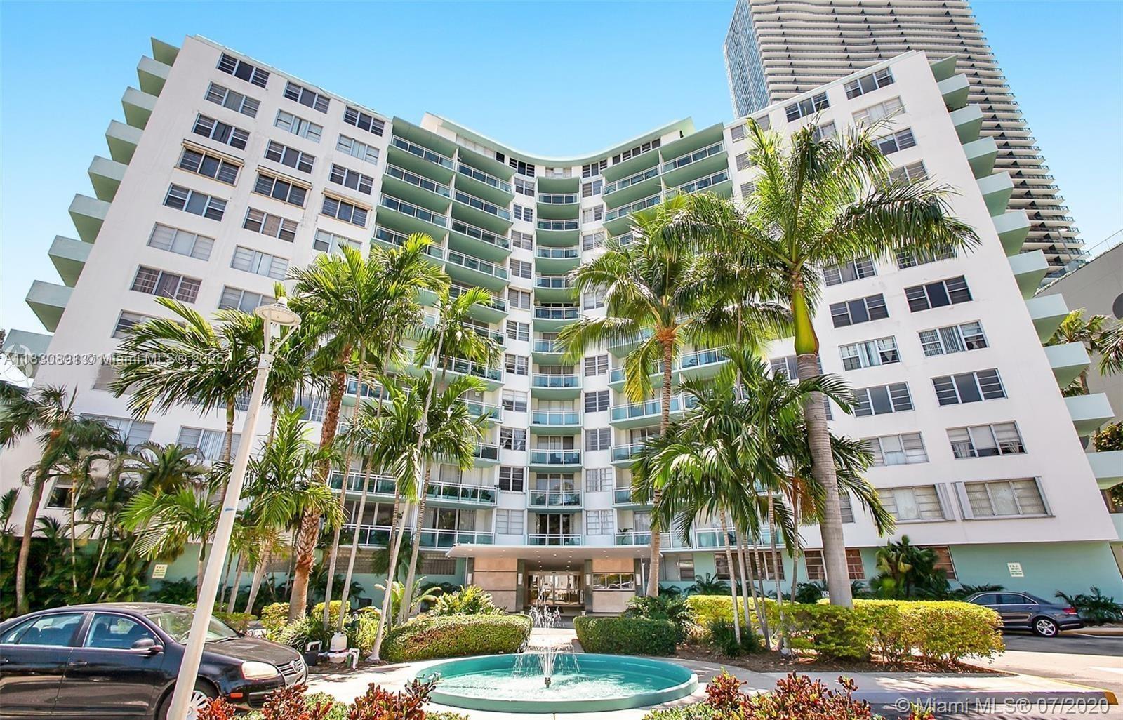 Bayfront apt with balcony facing Miami Beach and the bay. Ceramic tile and high impact windows. Great location next to Whole Foods, Mid town shops, Design District. Easy to get on the highway to Downtown and West Miami Miami, Miami Beach, and Fort Lauderdale. Located in the heart of Edgewater next to Paraiso and a 5 minute drive to Wynwood. Enjoy sunrise views, full range of amenities including 24/7 gated security, Gym, heated pool, bayfront BBQ area, tennis court, and a stylish party room. Laundry facilities are located on each floor. One assigned parking space included. The balconies have been recently replaced with clear glass and complete restoration done. So you wont have to go through the noise currently affecting most buildings over 30 years old.