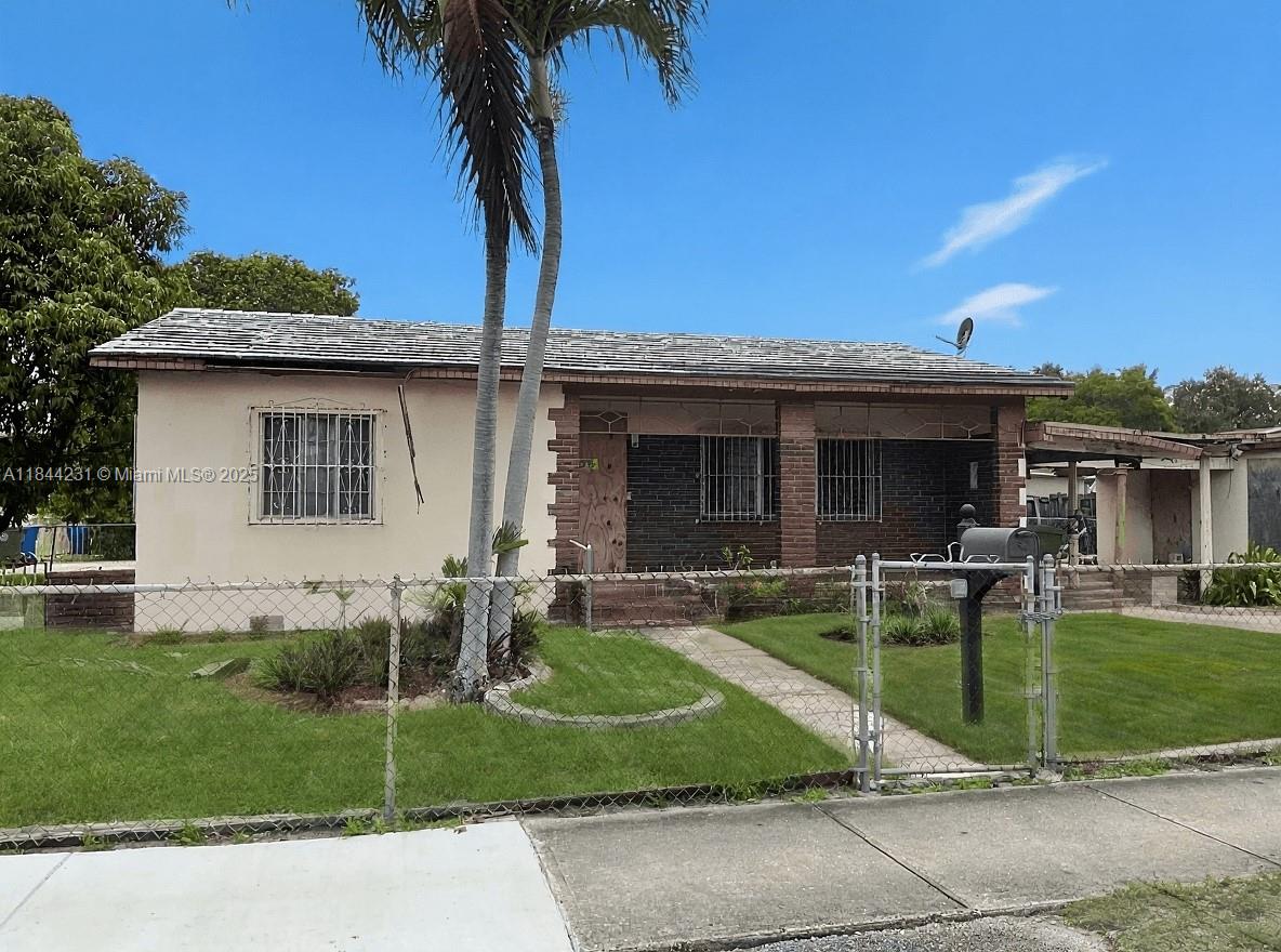 Welcome to a fantastic investment opportunity! This duplex-zoned property is offered "AS-IS" and valued primarily for its land. CASH ONLY (or private lender financing). Located in Miami's District 4, this corner lot is fully fenced with gated access on both sides and zoned T3-R. It’s near new soccer fields, Miami International Airport, and Miami Casino, making it a prime redevelopment location. Whether you're planning a multifamily project or seeking rental income, this property offers great potential and flexibility. Please note: The seller is not desperate. Serious and complete offers only. Don’t miss this chance to invest in a high-demand area with strong ROI potential. Contact us to schedule a visit or inquire via Showing Assist.