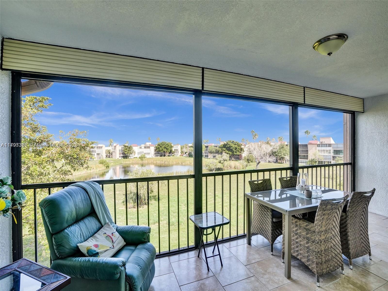 LOWEST PRICED, AMAZING DEAL & FINANCE AS LOW AS 3% DOWN IF QUALIFIED! Passed Milestone, new roof slated assessment paid by seller! Furniture present at viewing INCLUDED! Spacious top floor Condo w/beautiful water views in 55+ community! Situated in one of the best buildings, NS exposure, next to pool/tennis. Featuring newer AC & Water Heater, front impact windows, tile throughout, large primary w/walk-in closet, ample storage, updated bathrooms & kitchen & the largest patio in town! Community offers clubhouse, tennis, 2 pools, billiards, gym & library. Walk to great shopping plaza, brand-new Publix opening soon! Washer/dryer in unit, pet friendly up to 2 pets<20lbs 650 TransUnion score for ALL buyers, 40k+income. Can finance under 25% also VA. 1 assigned parking spot & Ample guest parking!