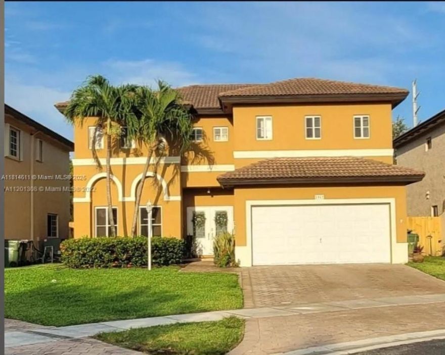 BEAUTIFUL 2 STORY HOME WITH A LOVELY FLOOR PLAN.HOME IS EQUIPPED WITH 3 BEDROOMS AND FULL BATHROOMS. MASTER BEDROOM HAS 2 LARGE WALK-IN CLOSETS. BACKYARD WITH POOL SURROUNDED BY LUSH TROPICAL AND FRUIT TREES. PLEASE SCHEDULE SHOWING. SELLER IS MOTIVATED. ALL OFFERS ARE WELCOME.