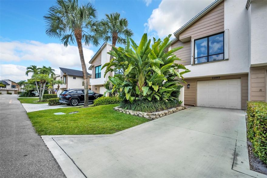 Welcome to 22845 Ironwedge Drive, a spacious and partially renovated 3-bedroom, 2.5-bath townhome nestled in the highly desirable Ironwedge community of Boca Raton. This well-maintained residence offers stunning lake views and a comfortable, functional layout ideal for both everyday living and entertaining.

Step inside to find updated finishes in key areas of the home, including modern touches in the kitchen and bathrooms. The open-concept living and dining area is enhanced by high ceilings, abundant natural light, and serene water views that create a sense of calm and relaxation. Enjoy your morning coffee or evening wine on the private screened-in patio overlooking the lake.

Don’t miss this opportunity to own this beautyful townhouse, schedule your visit today !