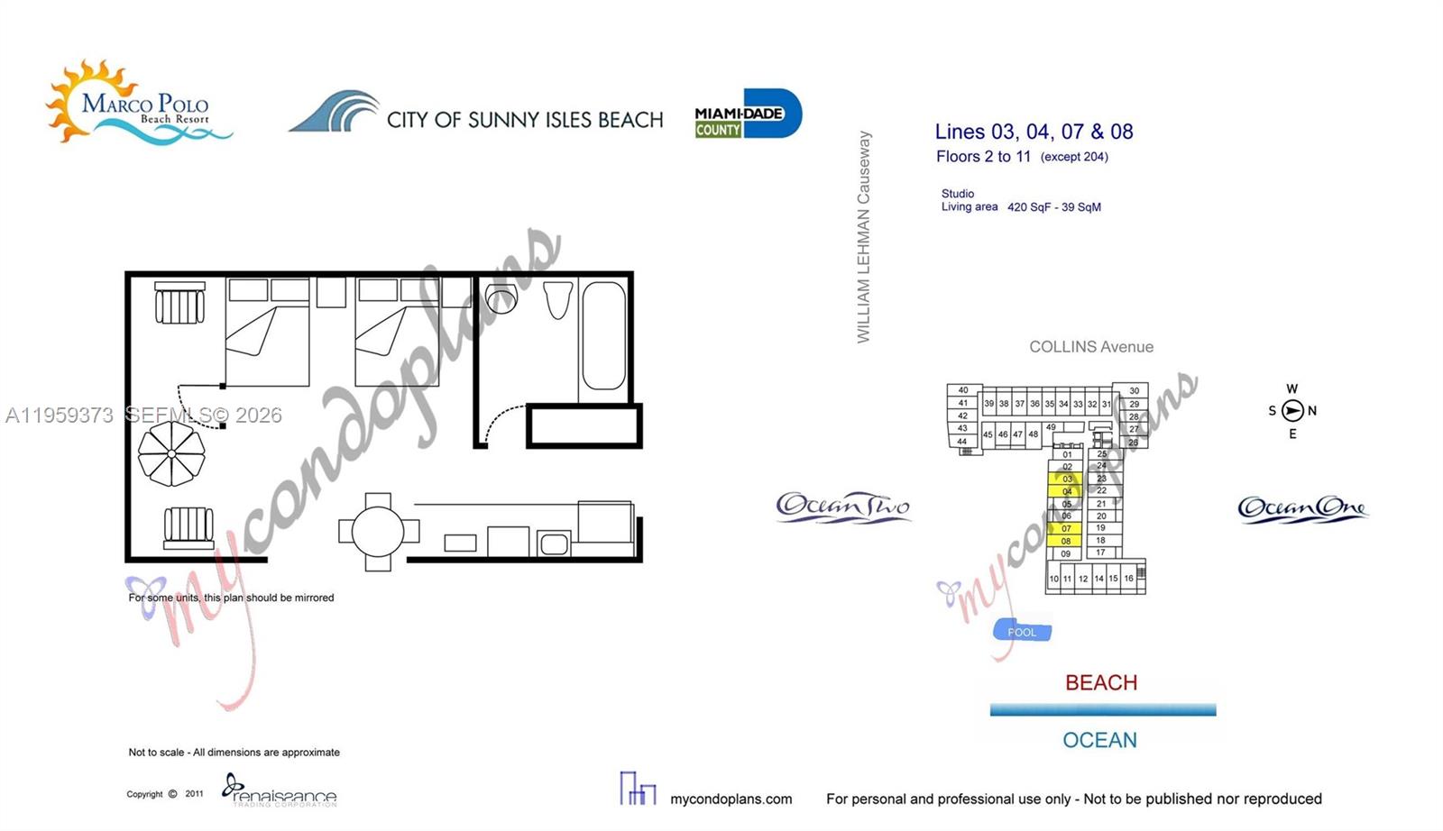 THE AVENTURA BEACH CLUB C - Residential