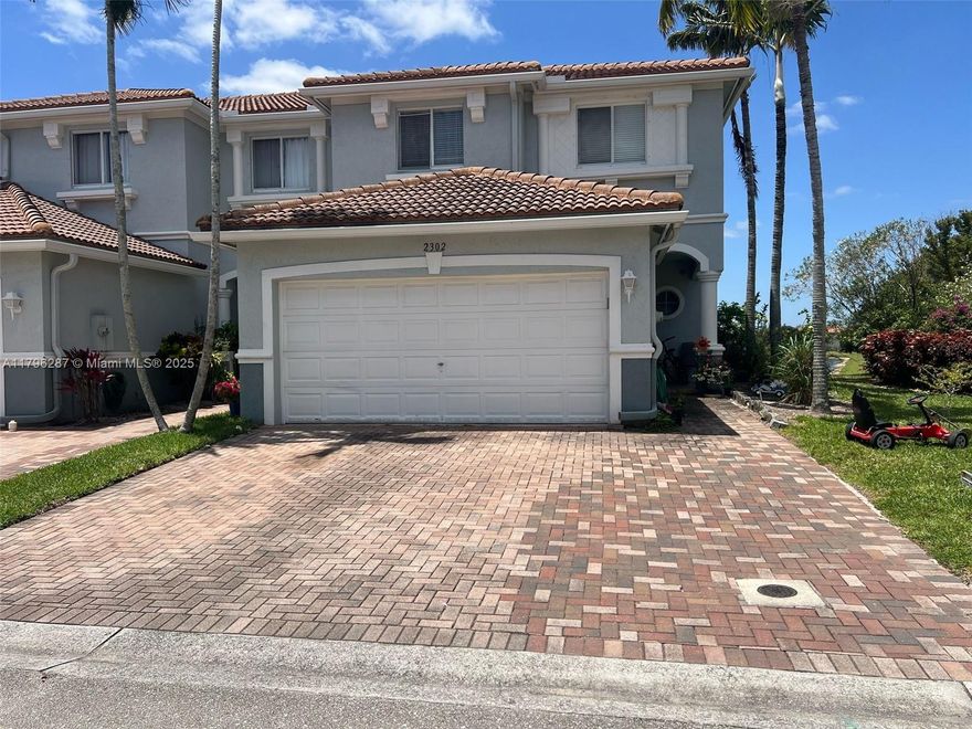 Beautiful Lakefront Townhome in a gated community offering resort-style amenities. This spacious home features over 2,000 square feet of living space, with all tile flooring on the first level and a versatile den that can serve as a home office. The large kitchen includes a breakfast nook, granite countertops, backsplash, and a service counter that opens into the dining area. Enjoy the screened-in patio and private backyard, with lawn care included. Rent also covers internet and TV service.