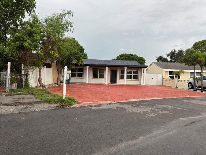 Single family home 4 bedrooms 2 baths complete remodeling,impact windows and doors , new roof , new bathrooms , beautiful floor, new kitchen and appliances , plenty parking space, space parking for boat and much more , request appointment. Easy to show.