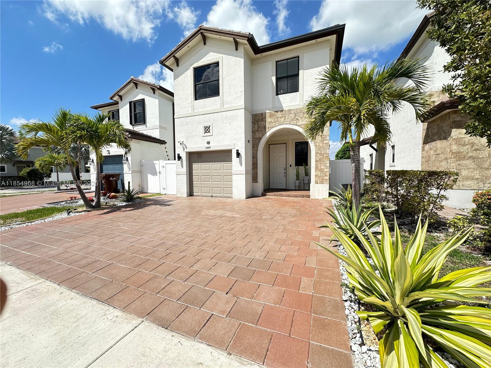 Stunning and spacious modern home in the exclusive Aquabella community! Originally a 5-bedroom layout, this property features a luxurious oversized primary suite with a custom walk-in closet conversion. Elegant finishes throughout, including a sleek open-concept kitchen with quartz counters, high ceilings, and stylish tile and wood floors. Enjoy a private fenced patio with pergola—perfect for entertaining or relaxing. Impact windows, modern lighting, spacious garage, and a large laundry room add convenience. Gated community with resort-style amenities including clubhouse, pools, fitness center, kids’ playground, and 24/7 security. Close to top schools, shopping, dining, and major highways. Don’t miss this one-of-a-kind gem—schedule your private tour today before it’s gone!