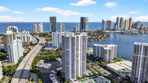 Tiny photo for 3500 Mystic Pointe Dr #1804, Aventura, FL 33180 (MLS # A12042733)