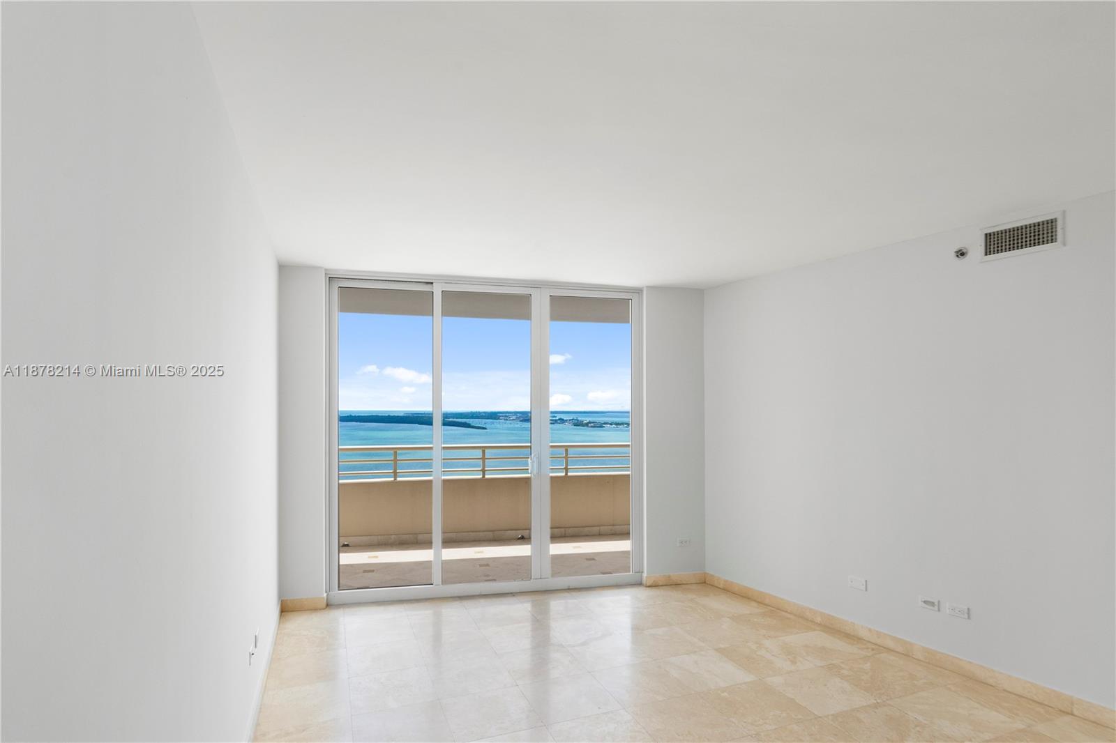 Endless & Stunning Direct Bay/Ocean views from this well maintained & spacious 1317 sq/ft unit w/ 1 Bedroom, 1 Den w/ Built-in Closet and Murphy Bed, & 2 full Bathrooms. STAINLESS STEEL APPLIANCES! Master Bedroom has amazing views, direct balcony access, and a walk-in closet. Master Bath has a marble shower, jacuzzi, double Kohler vanity, separate toilet/bidet room, & 2 linen closets. The second full bathroom is adjacent to a large den that is easily convertible into a 2nd bedroom. Two Tequesta is a luxury condo on an island called Brickell Key, in the heart of Miami's Brickell area. The condo has a bayside pool deck w/ BBQ's & hot tubs, a 2-story top of line fitness center w/ basketball/racquetball/ squash/pilates/massage & more, tennis, 2 conference rooms, a kids room, & a party room.