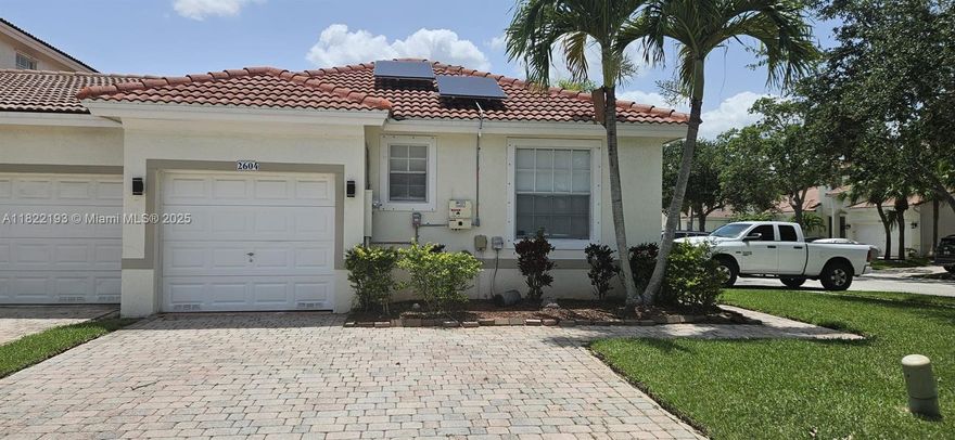 Step into comfort and convenience with this beautifully renovated and fully furnished 2-bedroom, 2-bath Villa, ideally located in the vibrant heart of Miramar. Features Include: Fully furnished with tasteful, modern decor, all major appliances included, solar panels for energy efficiency, private garden—perfect for relaxing or entertaining, fully equipped kitchen, including silverware. Move-in ready. Rental Terms: Annual lease only (no short-term rentals).  Experience the perfect blend of style and functionality in this inviting townhouse—just bring your suitcase and settle in!