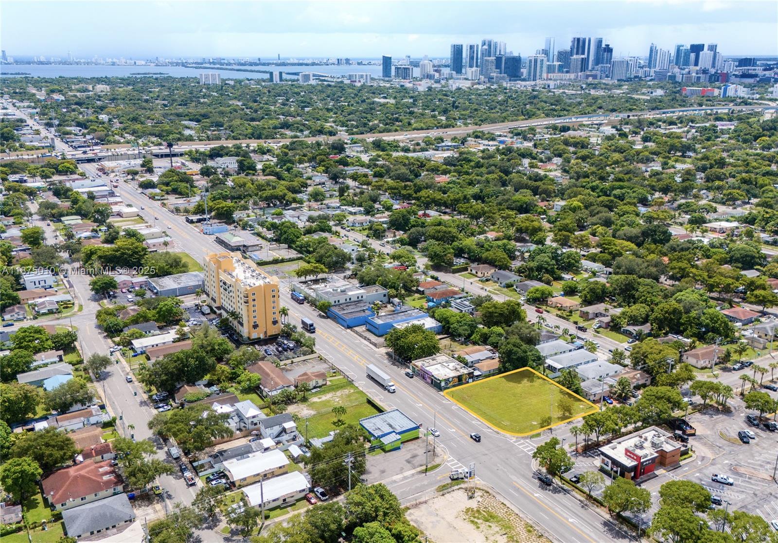 Situated on the NW/NE 54th Street corridor, this opportunity-zone development site offers unmatched visibility and connectivity along one ofMiami’s most important east–west arteries, linking the urban core with rapidly transforming neighborhoods.
The property comes with full site plan approval in place, allowing developers to bypass entitlement risk and move directly into permitting and construction. While zoning permits additional density and height, the seller
has strategically value-engineered the design into a conservative, efficient 21-unit multifamily plan—ensuring a cost-effective project that aligns with market demand and developer bottom line.