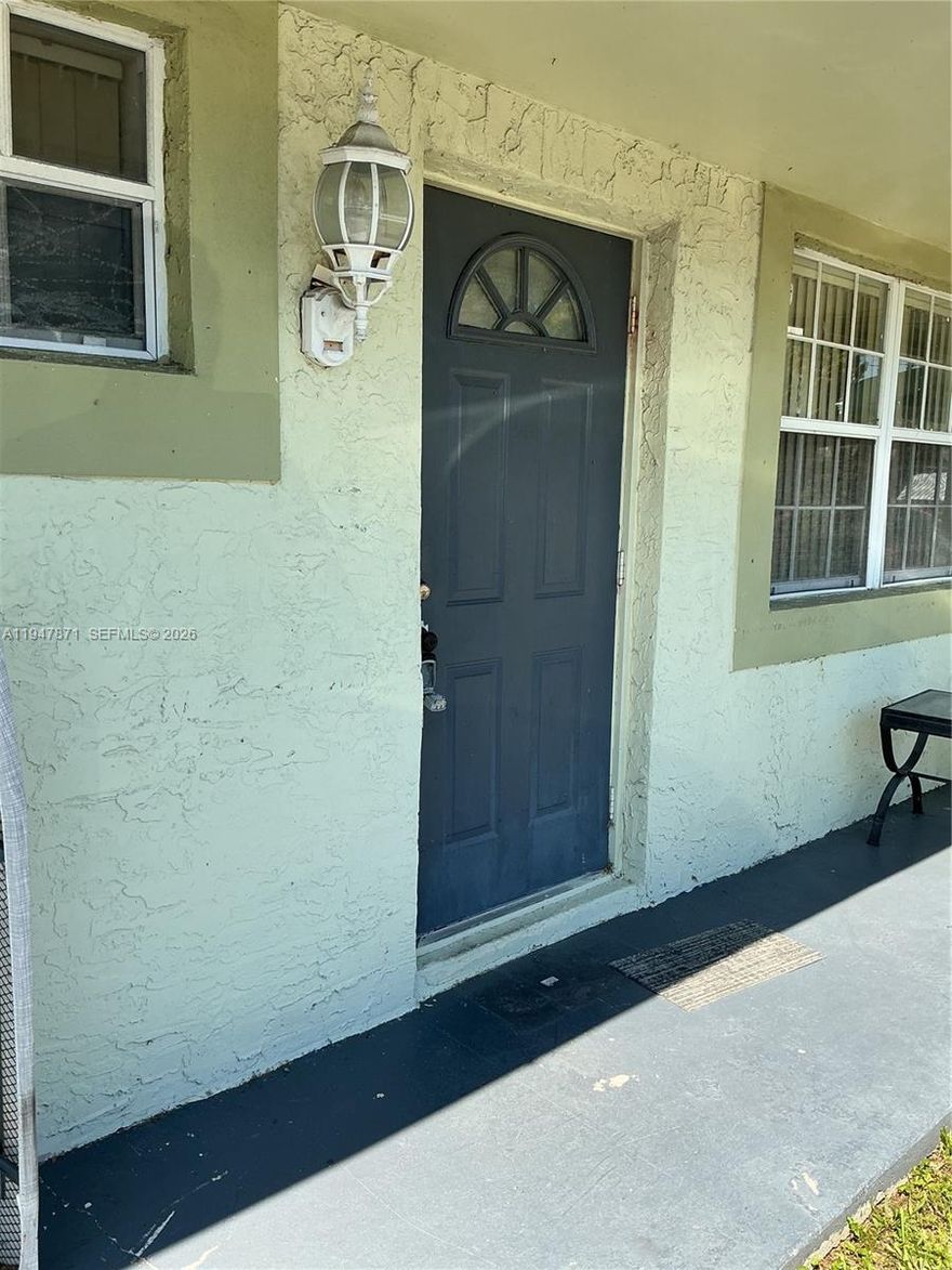AS IS - Seller is motivated and offers seller credits for closing. It's a 1/2 duplex offering 3 bedrooms and 2 bathrooms. Conveniently located near SR-7 (US-441), Florida’s Turnpike, and I-95, with easy access to shopping centers, dining, schools, medical facilities, Fort Lauderdale–Hollywood International Airport, downtown Fort Lauderdale, and local beaches. No HOA. SHOWINGS 24 HOURS VIA SHOWING TIME.