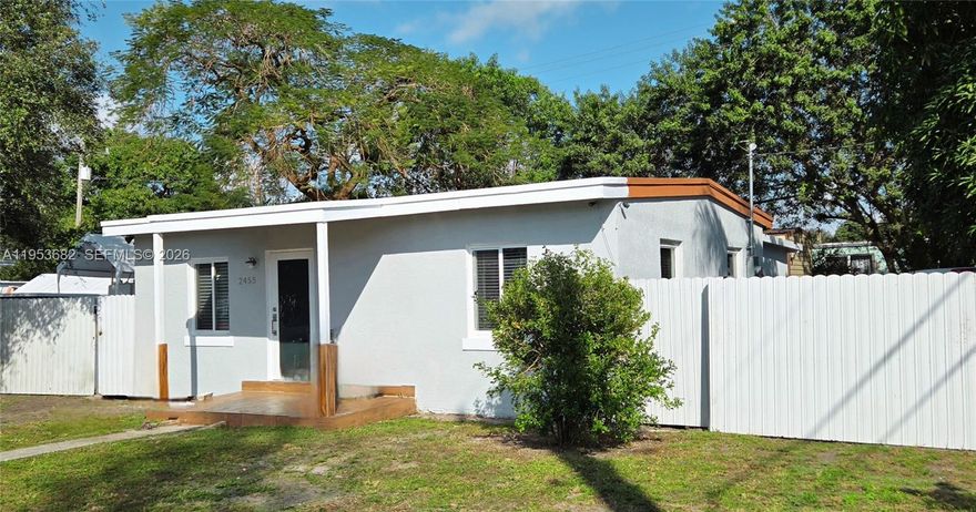 Beautifully fully remodeled single-family home in the heart of Miami Gardens! This property features a brand-new roof, impact windows, and updated electrical system, offering peace of mind and modern efficiency. The interior has been tastefully renovated with contemporary finishes throughout. efficiency in the rear currently tenant-occupied at $1,000/month on a month-to-month lease, making it a great opportunity for both investors and future owner-occupants. Conveniently located near major highways, shopping, and schools.