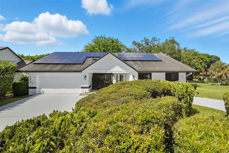 Located in the prestigious Plantation Acres, this stunning property offers the perfect blend of space, privacy, and modern comfort. This beautifully designed 4-bedroom, 2-bathroom home welcomes you with a bright, open living room featuring vaulted ceilings and plenty of natural light. The large chef’s kitchen is ideal for cooking and entertaining, complete with generous counter space and premium functionality.

Enjoy energy efficiency with solar panel operation, and take full advantage of the amazing back yard space and amazing spacious lanai—perfect for hosting gatherings, family events, or unforgettable parties..

The property is complete with a circular driveway and electric gate, providing both convenience and exceptional privacy. A rare find in one of the most sought-after communities, offering comfort, style, and unmatched outdoor living.