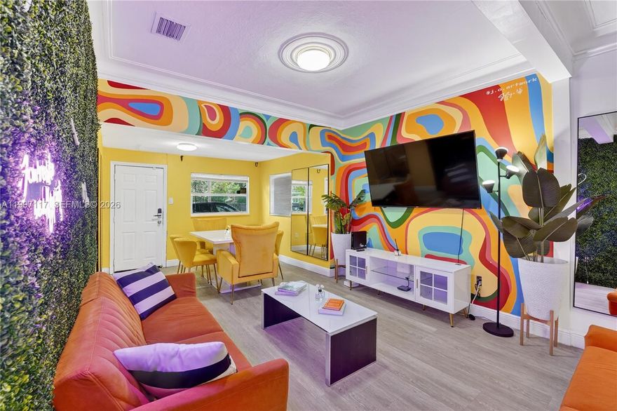 Exceptional investment opportunity in the heart of Miami! This single-family property is currently configured and operating as a 4-unit income-producing asset, fully optimized for short-term rentals (Airbnb). Featuring 2 units with 2 bedrooms each plus 2 studio units, this turnkey property is being sold fully furnished, including all appliances and furniture, allowing for immediate cash flow from day one.
The property offers 1,740 Sq.Ft of living area on a 6,283 Sq.Ft lot and is zoned T3-O (Duplexes – General), providing future upside potential. Currently generating approximately $51,500 annually, with the option to merge some the units or add more kitchens for long-term rental strategies.
Strategically located near Downtown Miami and Miami International Airport, ensuring strong rental demand year-round. This is a rare opportunity to acquire both real estate and an established income-producing business in one transaction.
Ideal for investors seeking immediate returns with long-term growth potential.